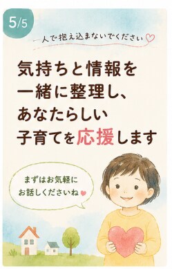 発達や子育てのお悩みを丁寧にお聴きしますます 親だからこその不安やモヤモヤに寄り添います イメージ5
