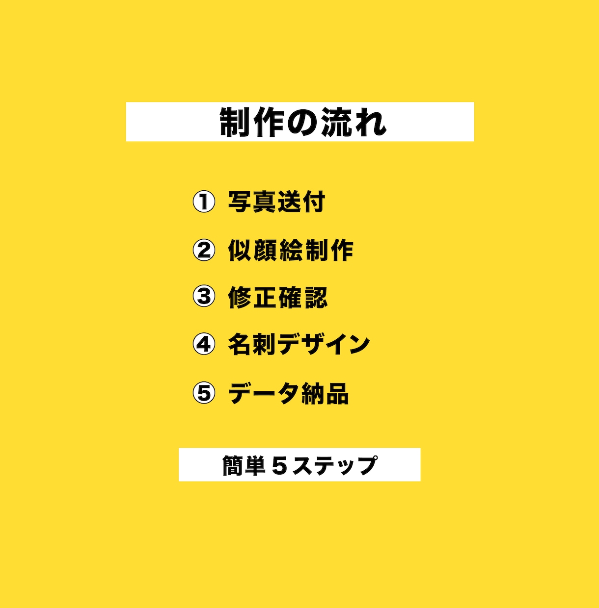 覚えてもらえる似顔絵イラスト名刺作ります あなたらしさが伝わる似顔絵名刺デザイン イメージ9
