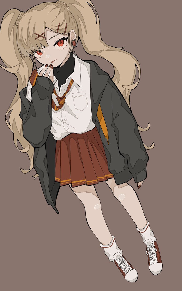 かわいいキャラクターイラストを作成します クールでかわいい女の子を描きます！ イメージ5