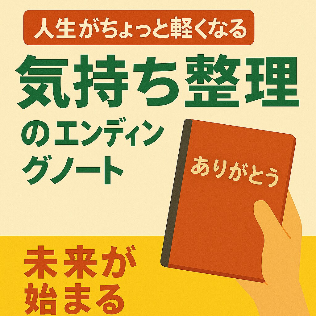 感謝を伝えるエンディングノートの書き方を伝えします このノートは、“あなたの心を軽くする”ためにあります。 イメージ1