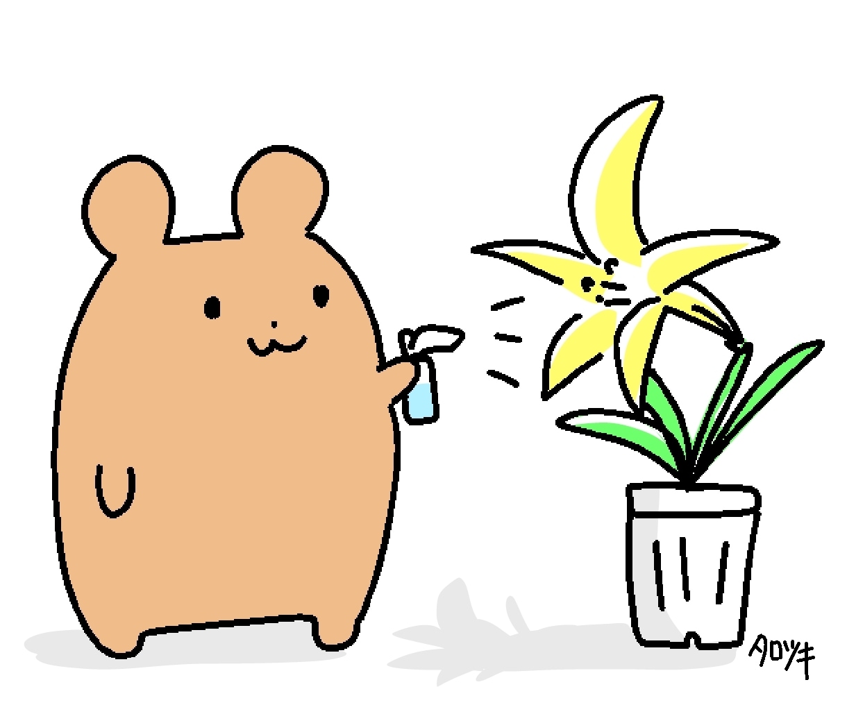 カットに使える！ゆるくてかわいいイラスト描きます 挿絵として使えるワンポイントイラスト イメージ6