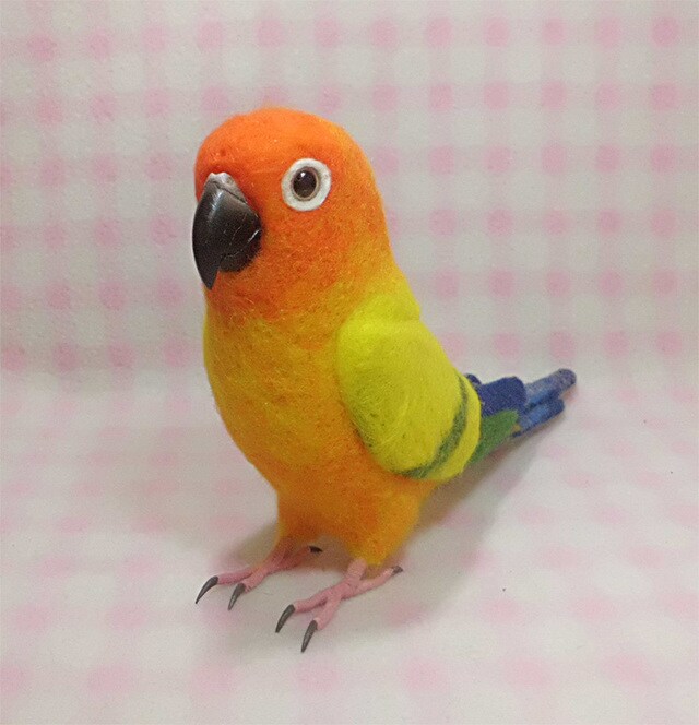 あなたの小鳥をモデルに羊毛フィギュアを制作します 自分の小鳥のグッズをあきらめていた方必見！　小型～中型インコ イメージ9