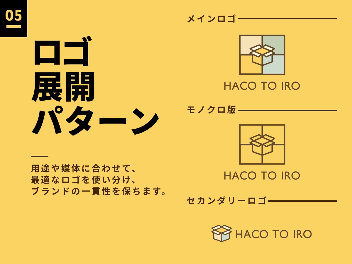 ロゴからブランドの世界観まで設計します ロゴから使えるブランド基盤まで設計 イメージ6