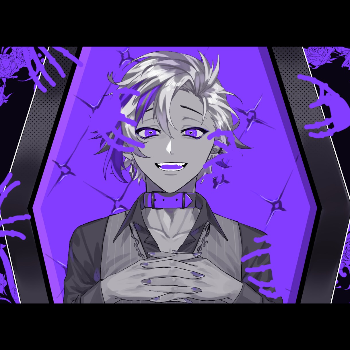 歌ってみたや活動用イラスト制作します サムネイルや一枚絵など幅広く対応します！ イメージ8