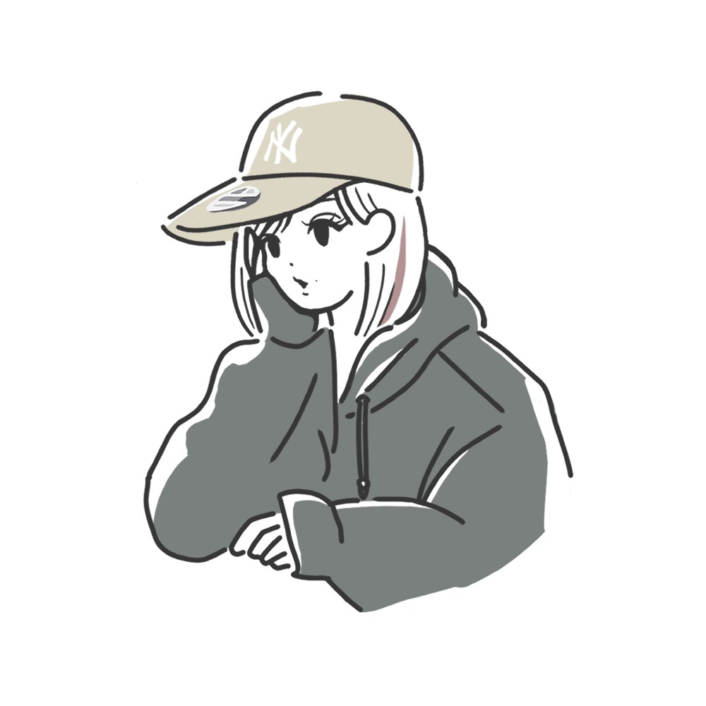 シンプルおしゃれな線画イラスト作成します snsアイコン等に。動物もご一緒に。商用可能。ゆるいイラスト イメージ8