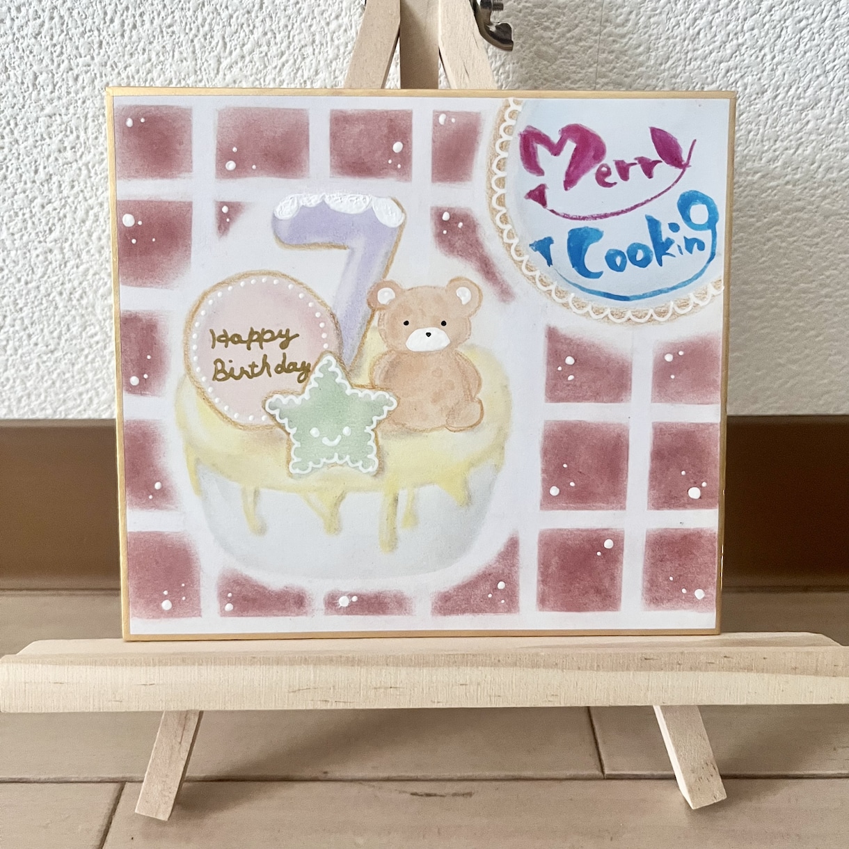セットプラン)ロゴを色紙✖️データでお渡しします 筆ペン使用、手描きのロゴ☆ロゴはデータで商業利用も可能です イメージ7