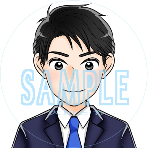 男性オススメ✨Twitter/Xのアイコン描きます Twitter/X 、インスタ、YouTubeなどアイコンに イメージ3