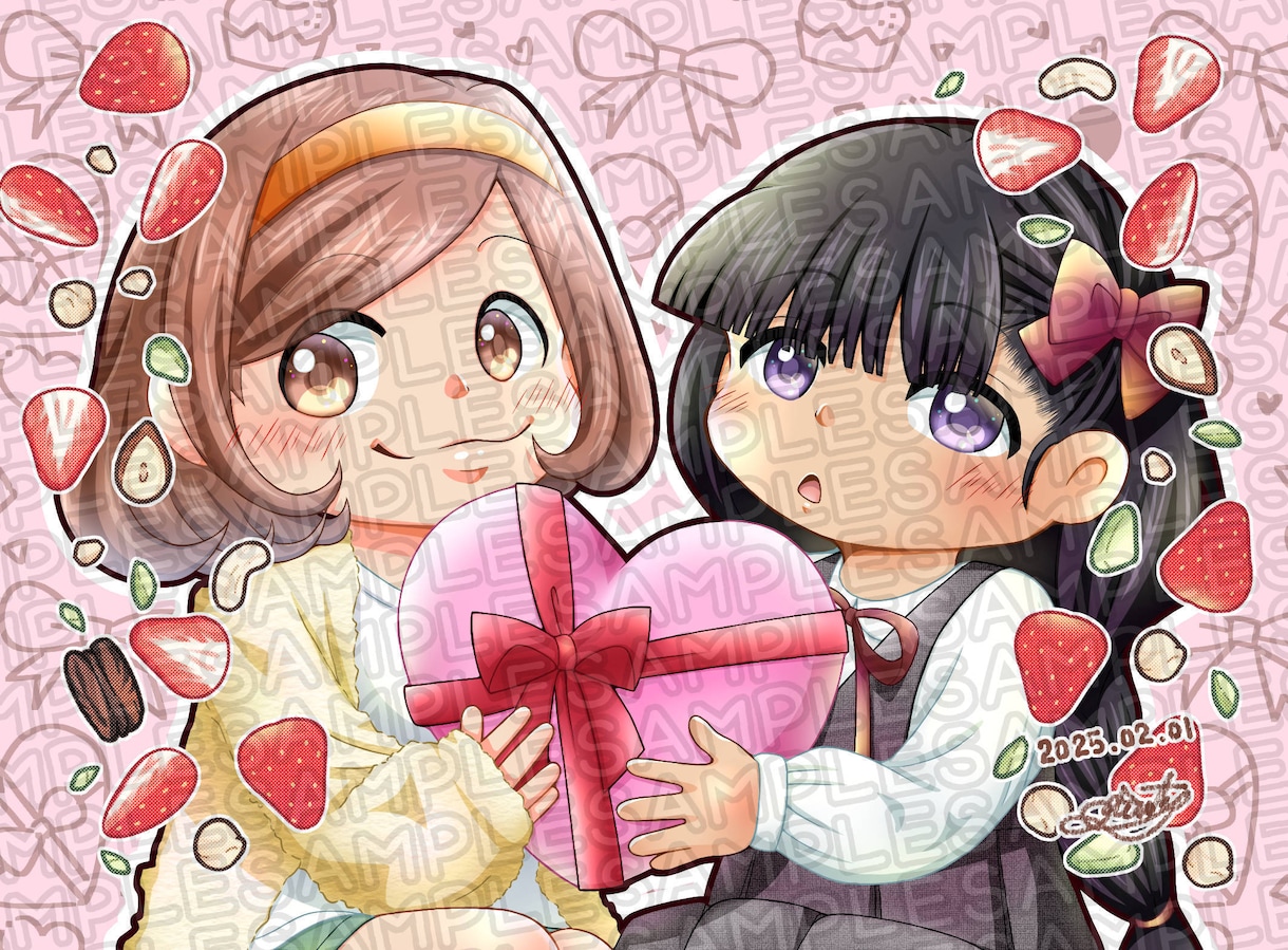 デフォルメ調の可愛くカッコ良いイラストを描きます 商用利用・二次利用可能！SNSのアイコンやグッズの制作に是非 イメージ4