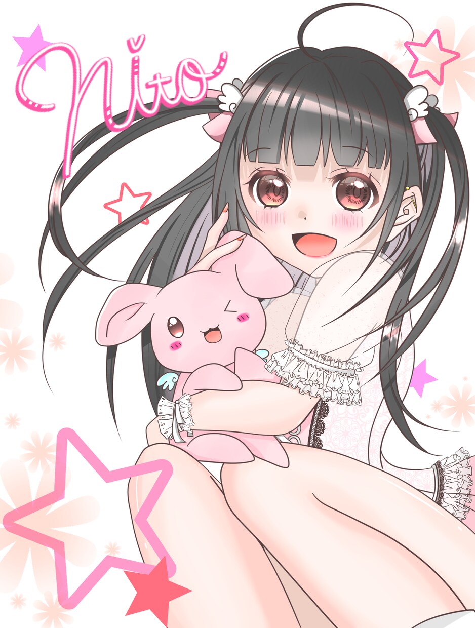 お急ぎ対応あり！アイコンや一枚絵描きます 可愛い女の子に全身全霊で命を吹き込みますよ！！ イメージ1
