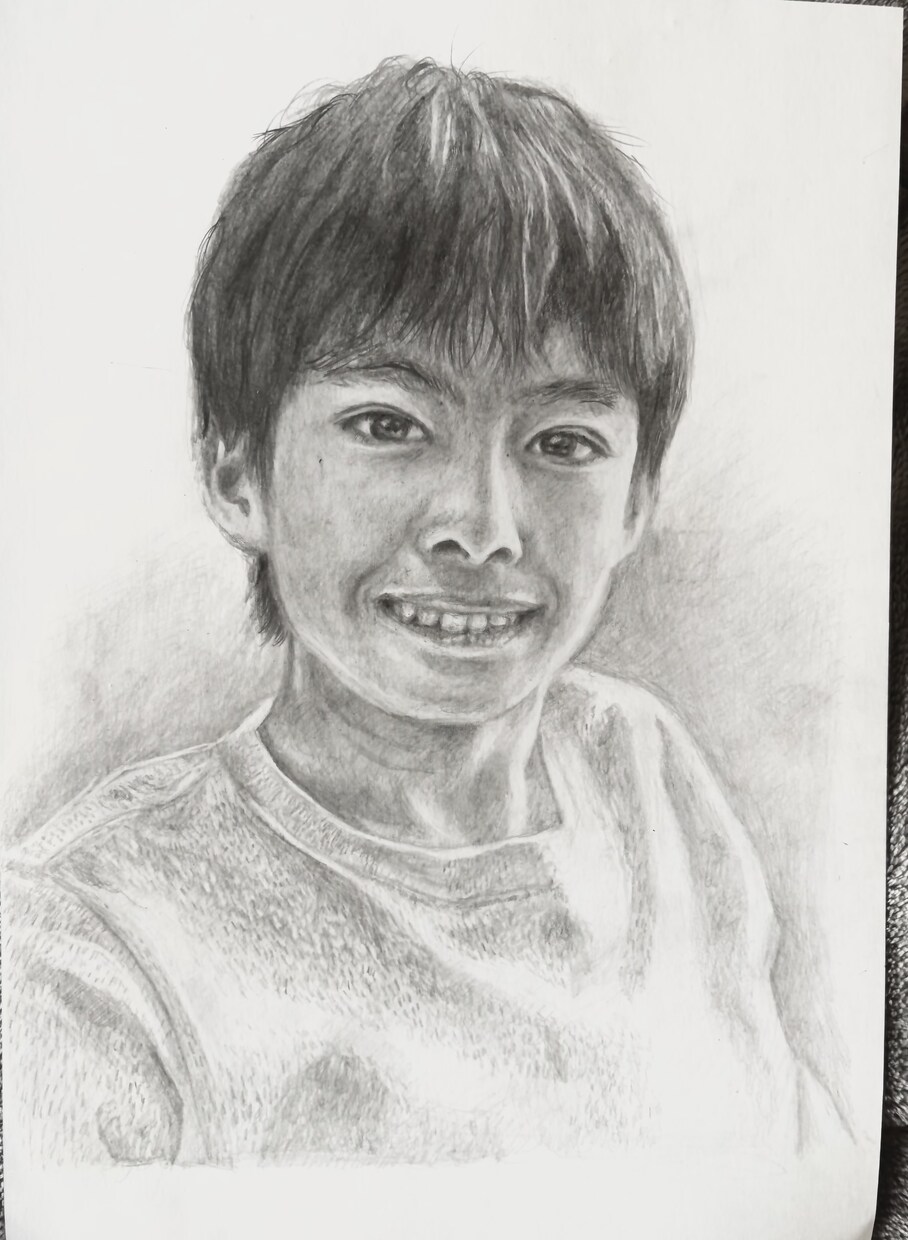 リアル鉛筆画　写真から心に残るものを制作します 思い出に残る一枚を残しませんか。 イメージ7