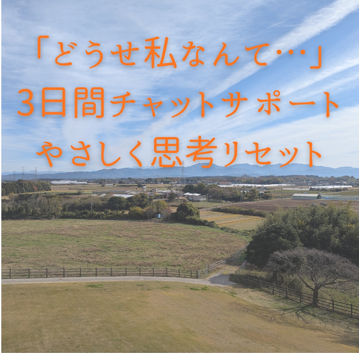 どうせ私なんて！思考を3日間でリセットします どうせ思考をやさしく一緒にほどく【3日間チャットサポート】 イメージ1