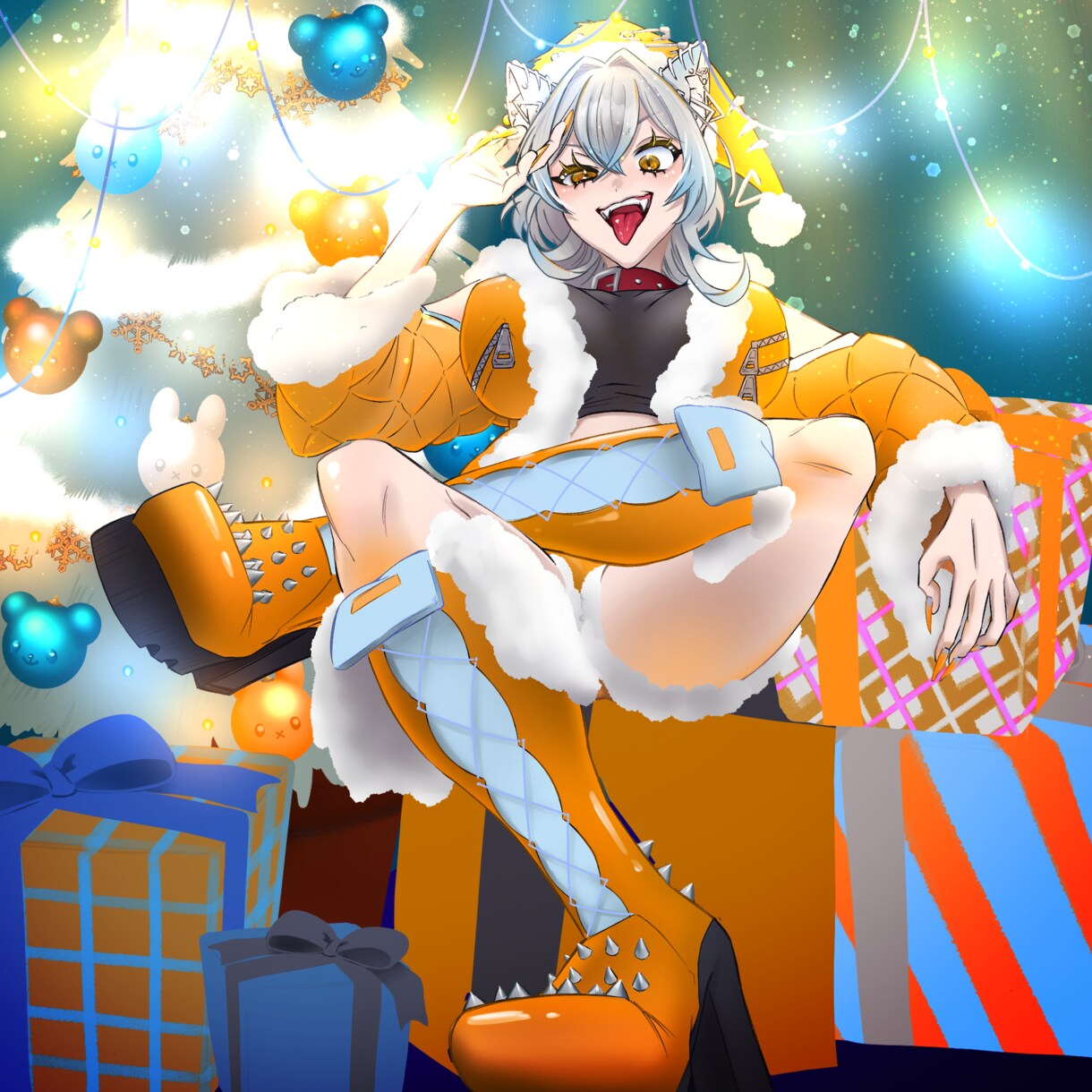 クリスマスカスタム背景イラスト描きます クリスマスに使える！背景付きイラスト描きます！ イメージ1
