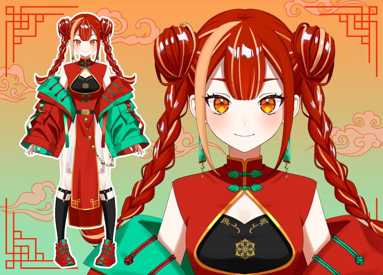 Live２Dモデル一括制作承ります かわいいキャラ、かっこいいキャラ、おじさん、幅広く対応します イメージ3