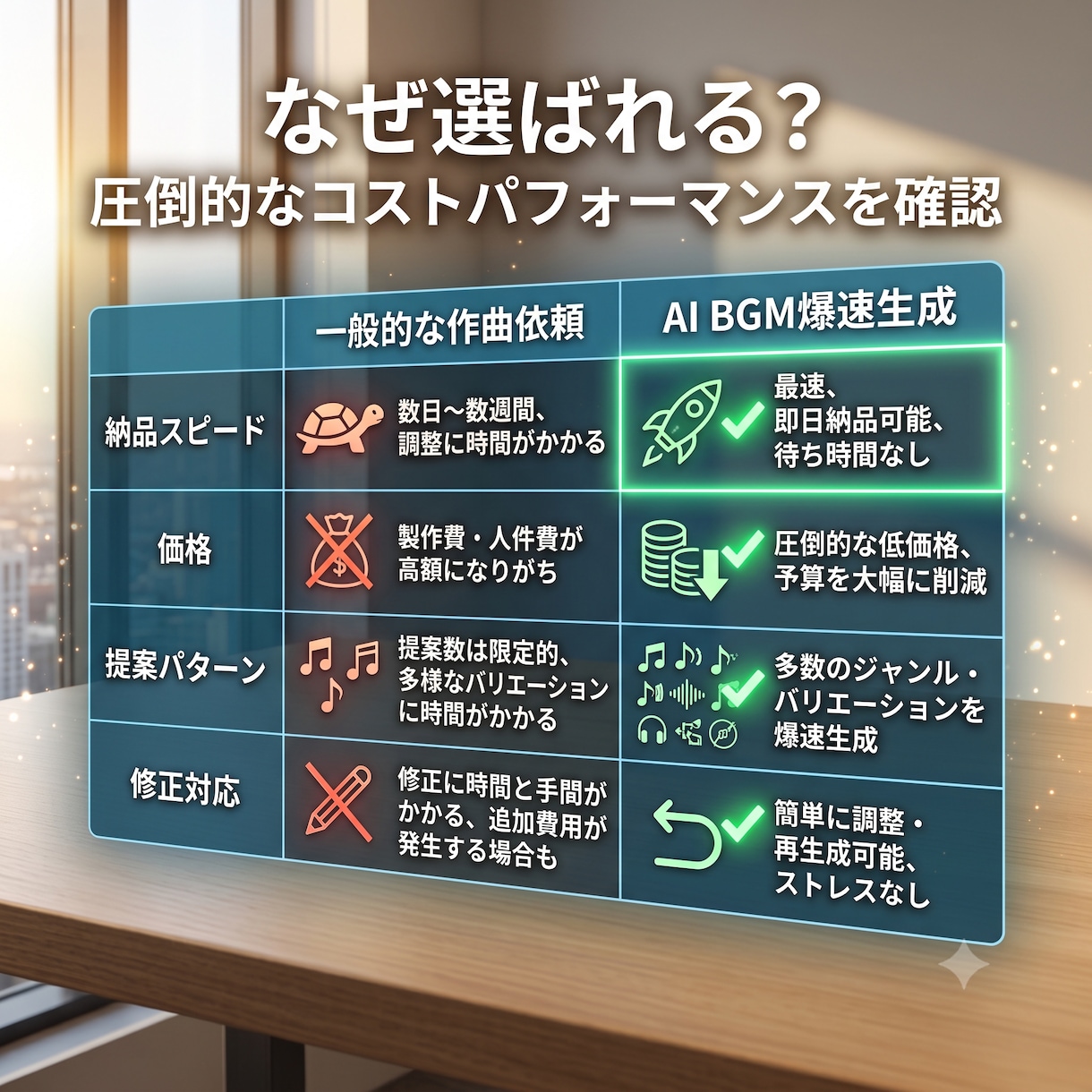 即日納品★AI高品質YouTubeBGM作ります 最短即日◎著作権フリーの高品質オリジナルBGMを爆速でお届け イメージ9