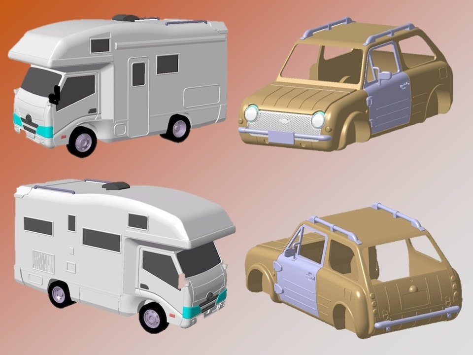 3Dプリンター用のデータ作成、3Dモデリングします アクセサリー、シリコン型、プラモデル、フィギュア、3Dデータ イメージ3