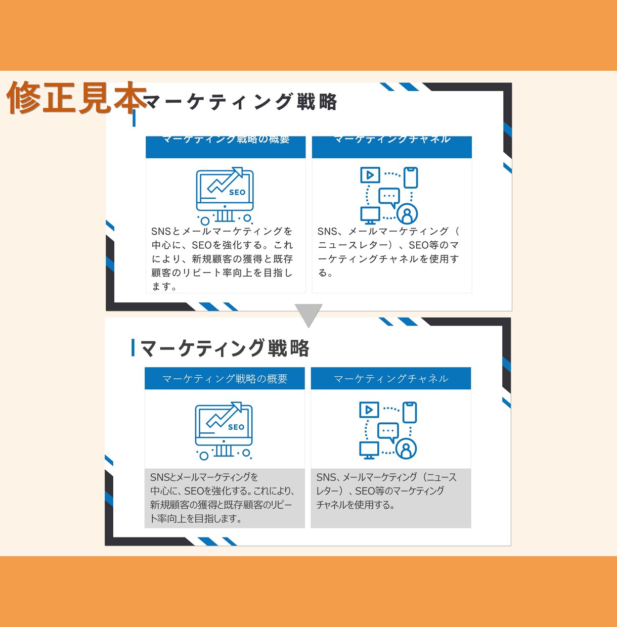 ビジネス案件はおまかせ!伝わるプレゼン作成します 1枚750円～、テキストから構成決め、作成も承ります(＾＾) イメージ7