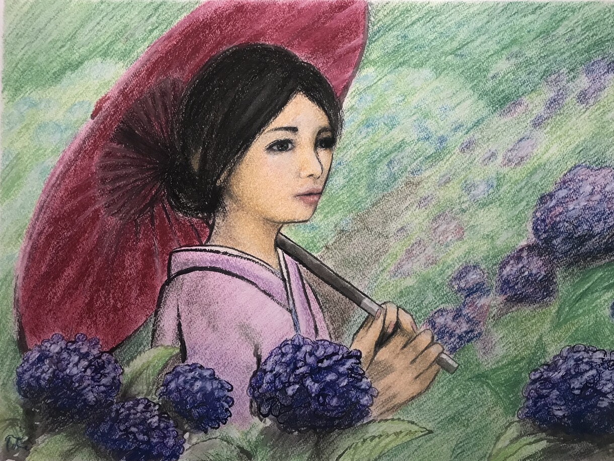 肖像画・似顔絵・遺影をパステル画にて制作します 写真を元に肖像画をします。パステルで描かれた絵は優しい印象に イメージ4