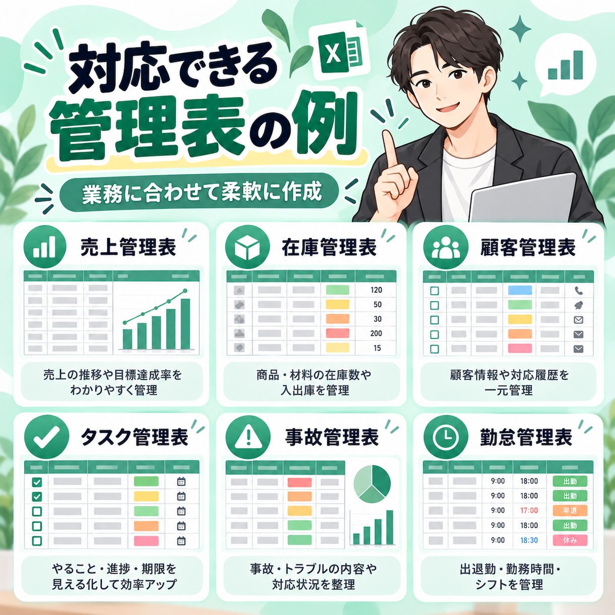 PDF・画像をWord・Excel化しますます 文字起こし・表入力・レイアウト調整まで丁寧に対応します イメージ1