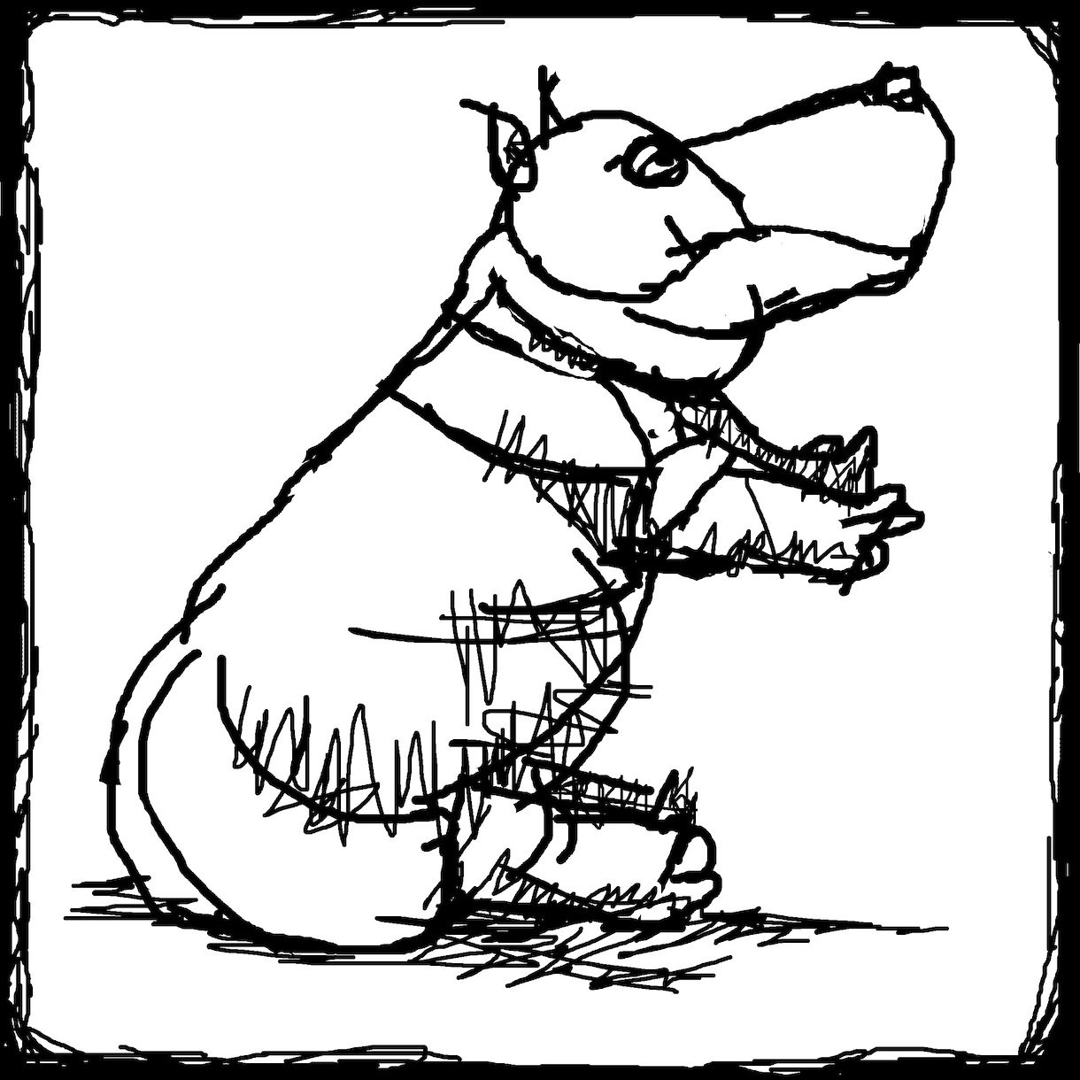 カバ好きのあなたに、楽しいカバのイラストを描きます カバしか描けなくてごめんなさい。 イメージ6