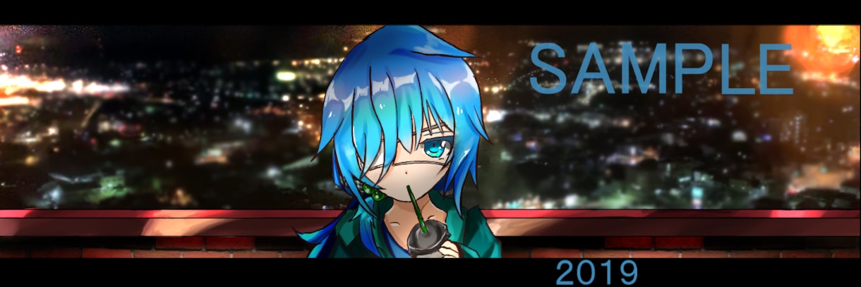 ヘッダー、チャンネルアートイラスト描きます ＳＮＳやyoutubeなどに！ イメージ3