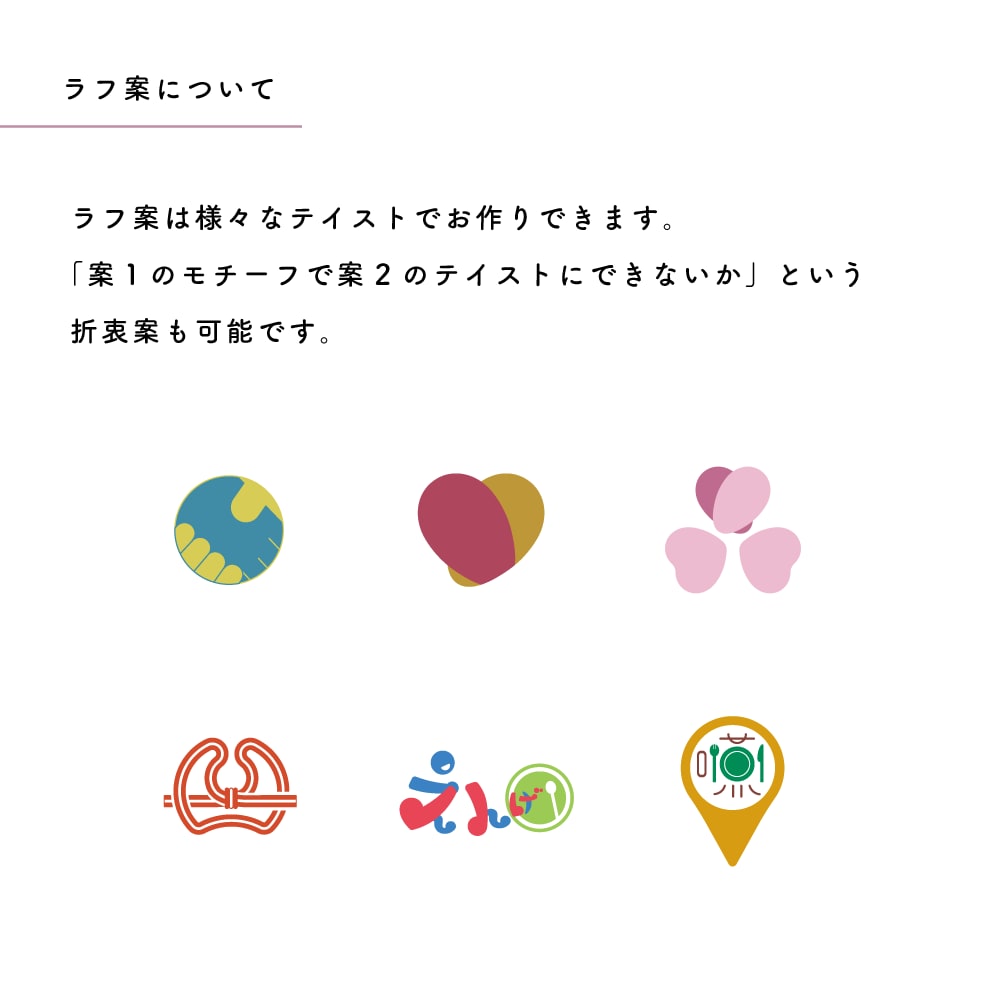 コンセプトから一緒に。寄り添うロゴ、制作します コンセプトがよく分からない方、沢山のアイデアから選びたい方へ イメージ4