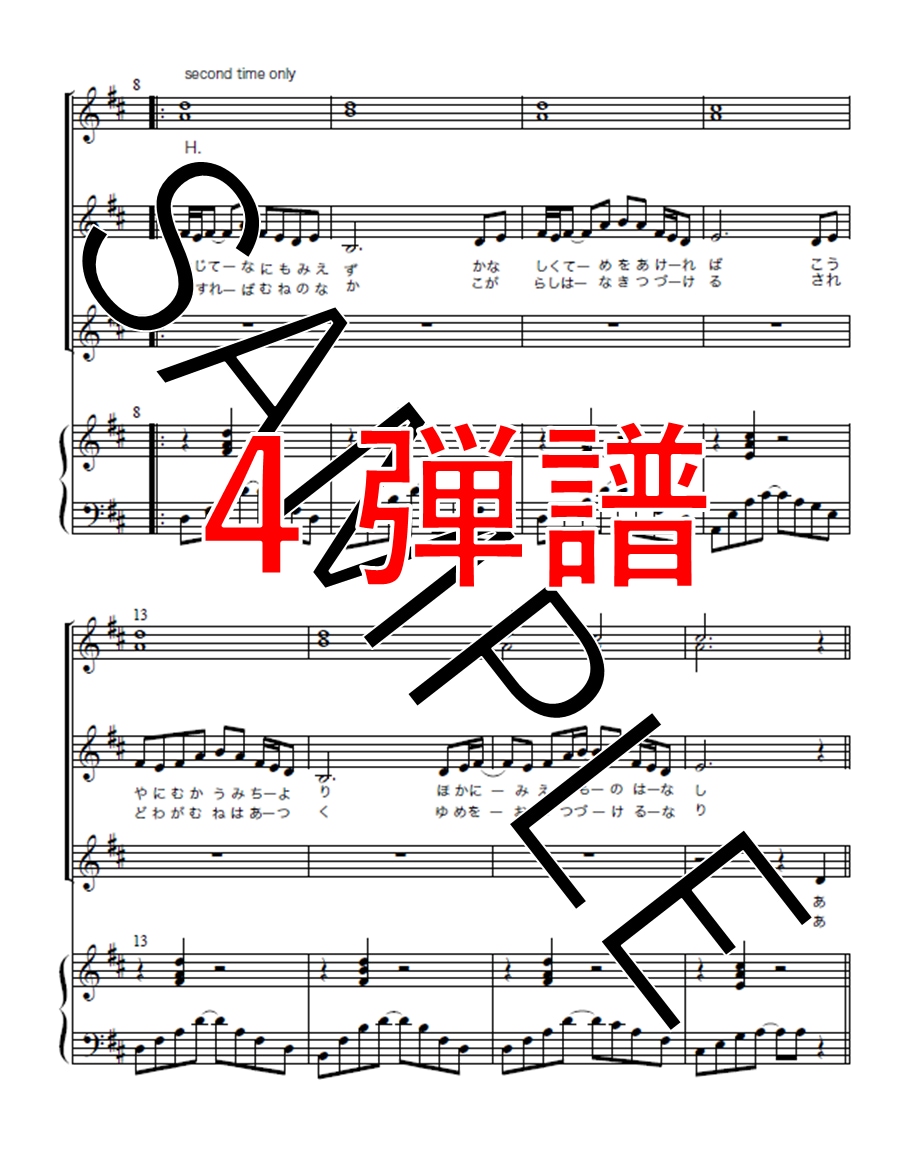 音源よりプロ作成の高精度な【楽譜】作成します 1秒15円〜お見積り♪ピアノ･ギター･民族楽器まで多数対応♪ イメージ6
