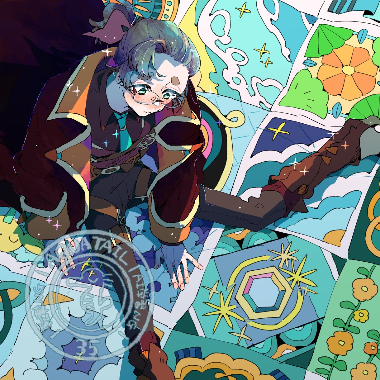 鮮やかなイラスト描きます 色彩で目を惹く、様々な構図のイラストが描けます！ イメージ2