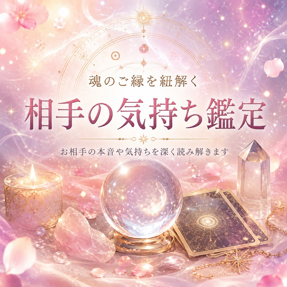 あなたのお相手の現在の気持ちを視ます お相手の気持ちを読み解き、心の奥まで鑑定いたします イメージ1