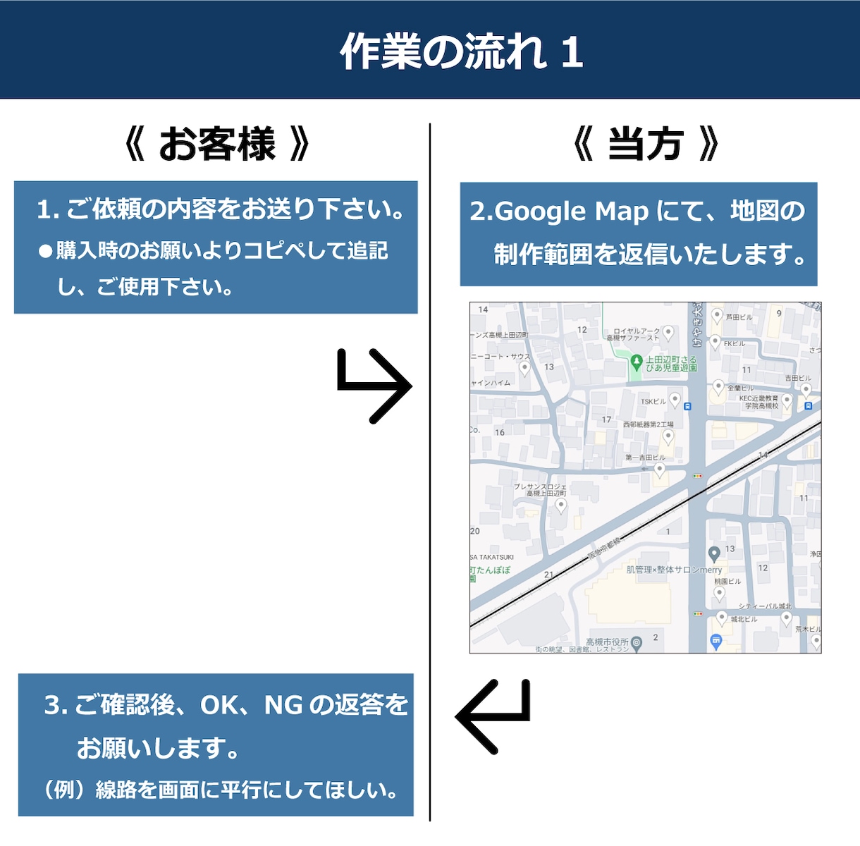 案内板デザイナーが簡略地図作成します 官公庁（国、県等）向け案内地図のプロデザイナーが地図を作成 イメージ2