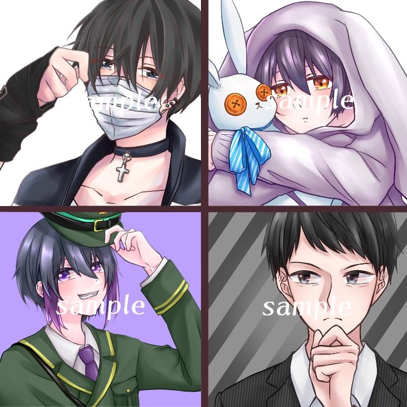 かわいい絵柄で、かっこいい絵柄でイラスト描きます SNS用アイコンに是非！！かわいいアイコンお描きします！ イメージ5