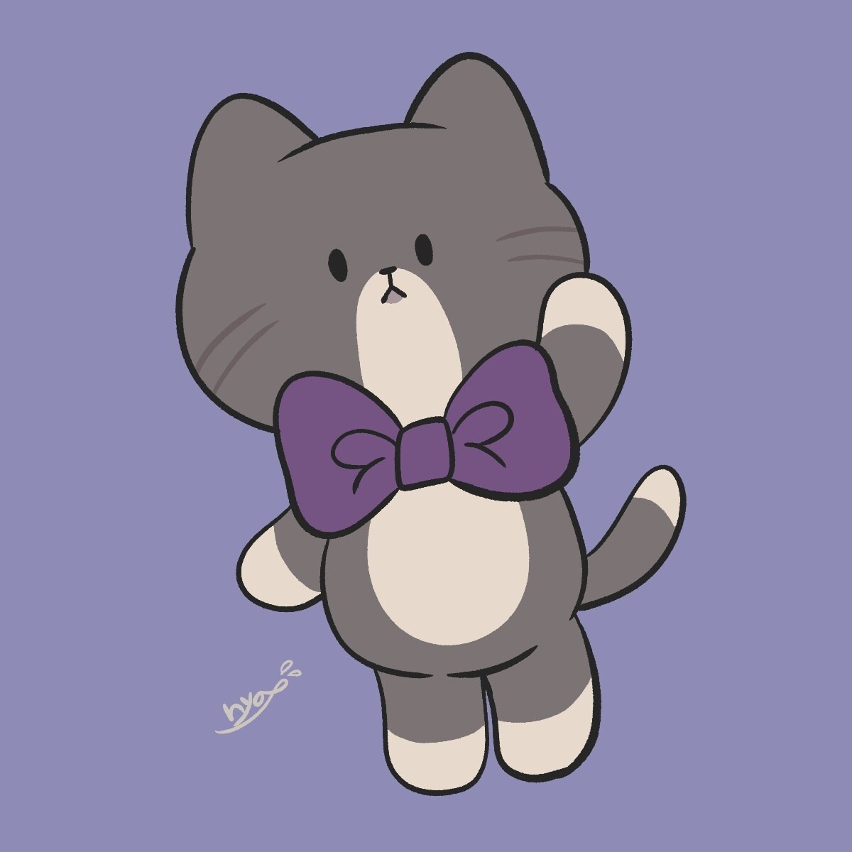 ファンシーなねこちゃんアイコンデジタルで制作します 世界で一匹のうちの子をアイコンにしてみませんか？ イメージ5