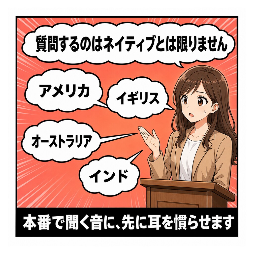 英語プレゼン・商談の原稿と質疑を音声にします 怖いのは原稿ではなく、質疑応答のほうです イメージ5