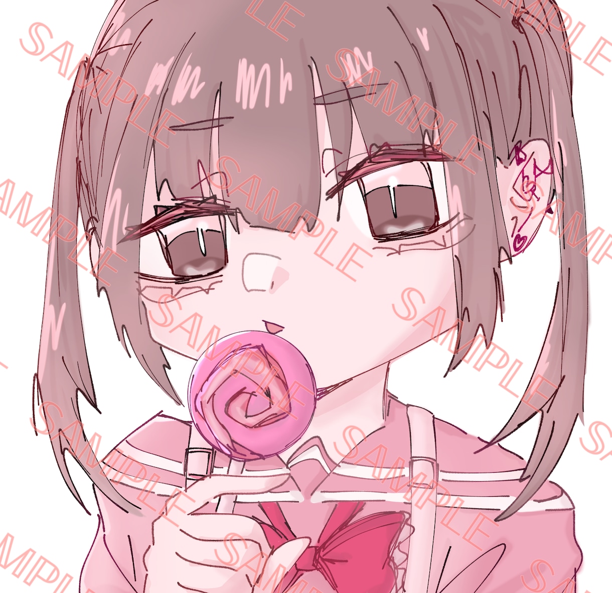 SNS用アイコンを低価格でお描きします 即日納品可/シンプルでかわいいアイコンにしたい方におすすめ イメージ4