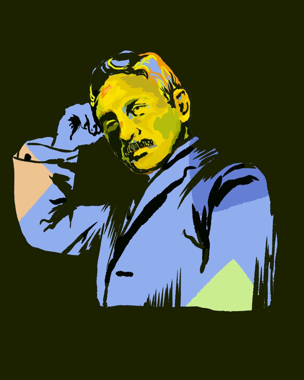あなたの似顔絵を描きます お好きな色をメインに似顔絵を描きます。 イメージ3