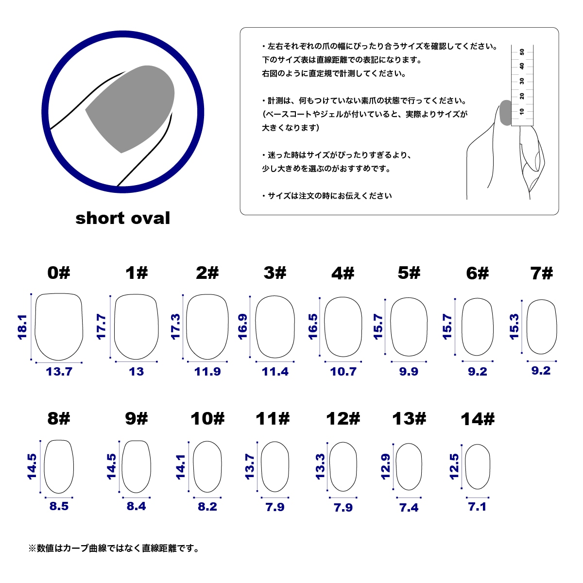 オーダーメイドでぴったりのネイルチップ作成します オーダーメイドネイルチップをお作りします！選択可！ イメージ5