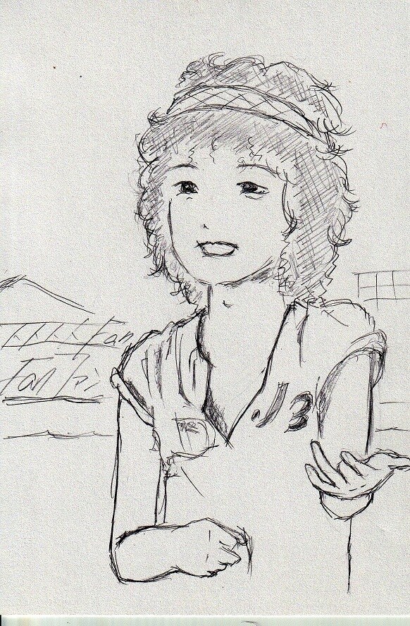 ミュージシャン、アイドルの歌からイラストを描きます 貴方の好きな歌手の歌詞からイラストを描きます。 イメージ3