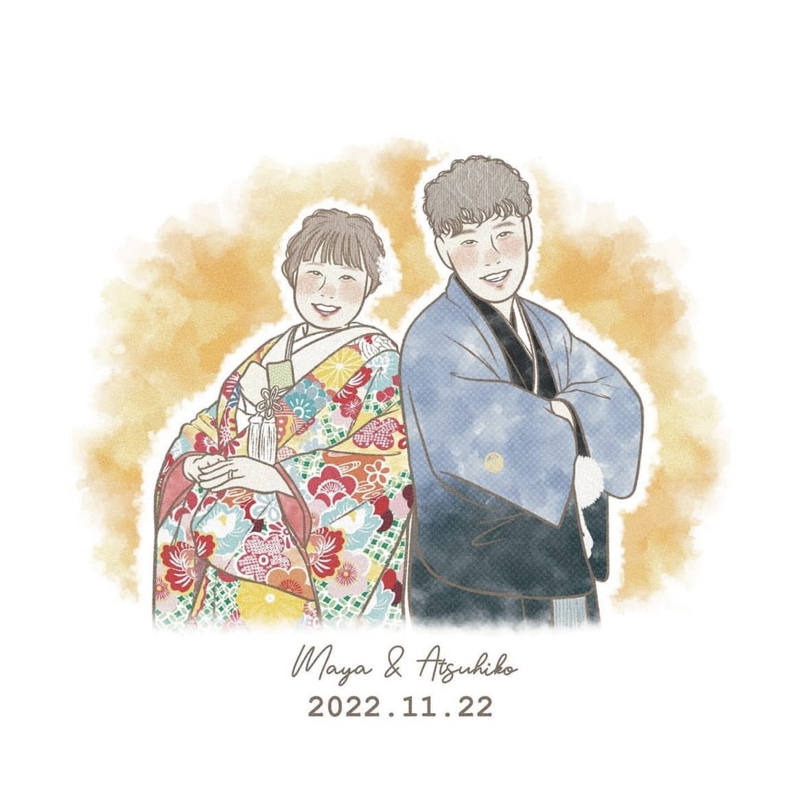 即対応⭕️優しく温かみのある似顔絵お描きします 還暦祝いや記念日のプレゼントにも。 イメージ4