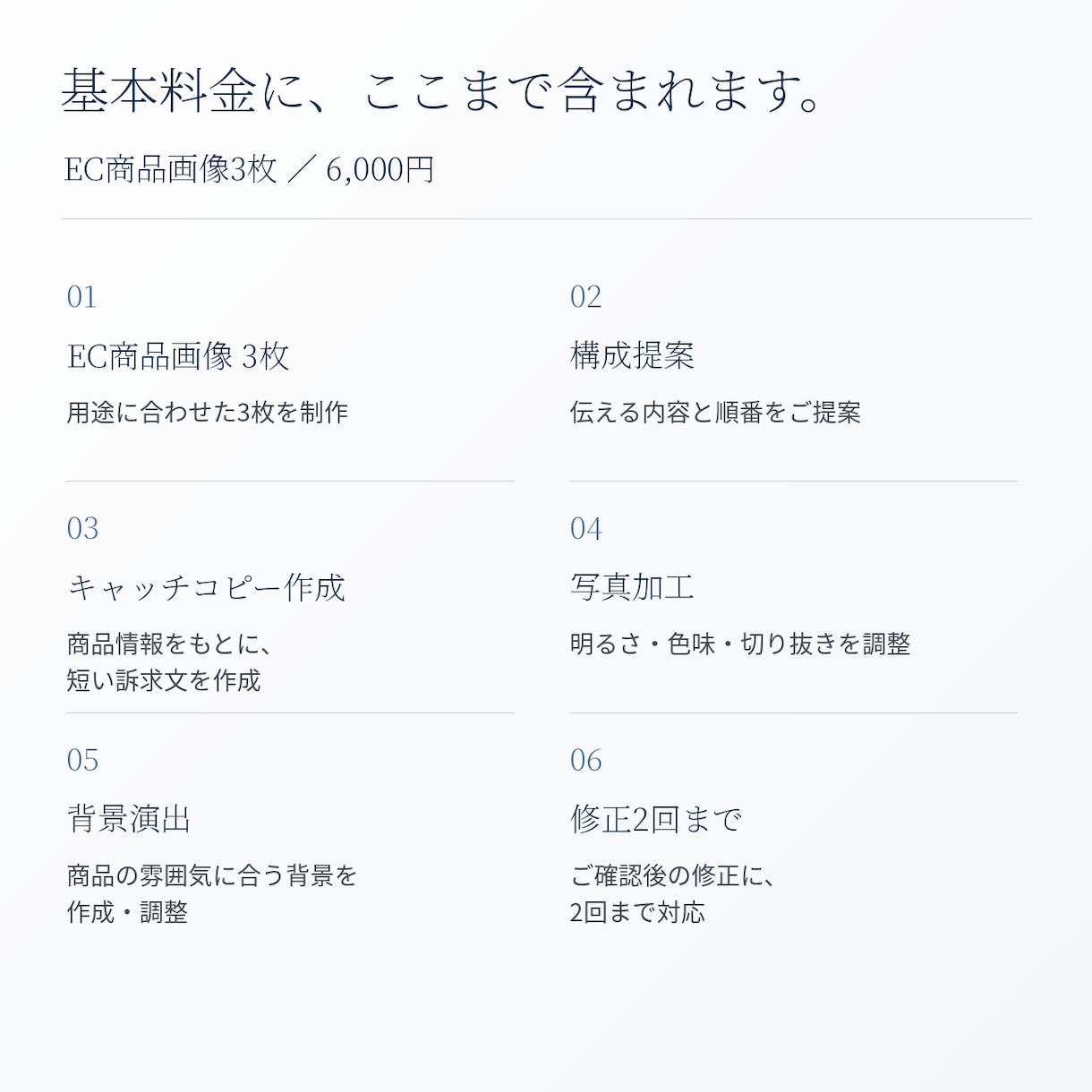 商品の魅力が伝わるEC商品画像を3枚制作します 構成・コピー・写真加工まで対応｜修正2回込み イメージ4