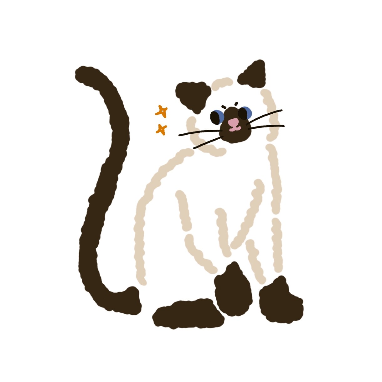 ちょっと自慢げ✨な顔のペットのイラスト描きます アイコンや挿絵にピッタリ！思わず愛着が湧く愛らしいイラスト イメージ2