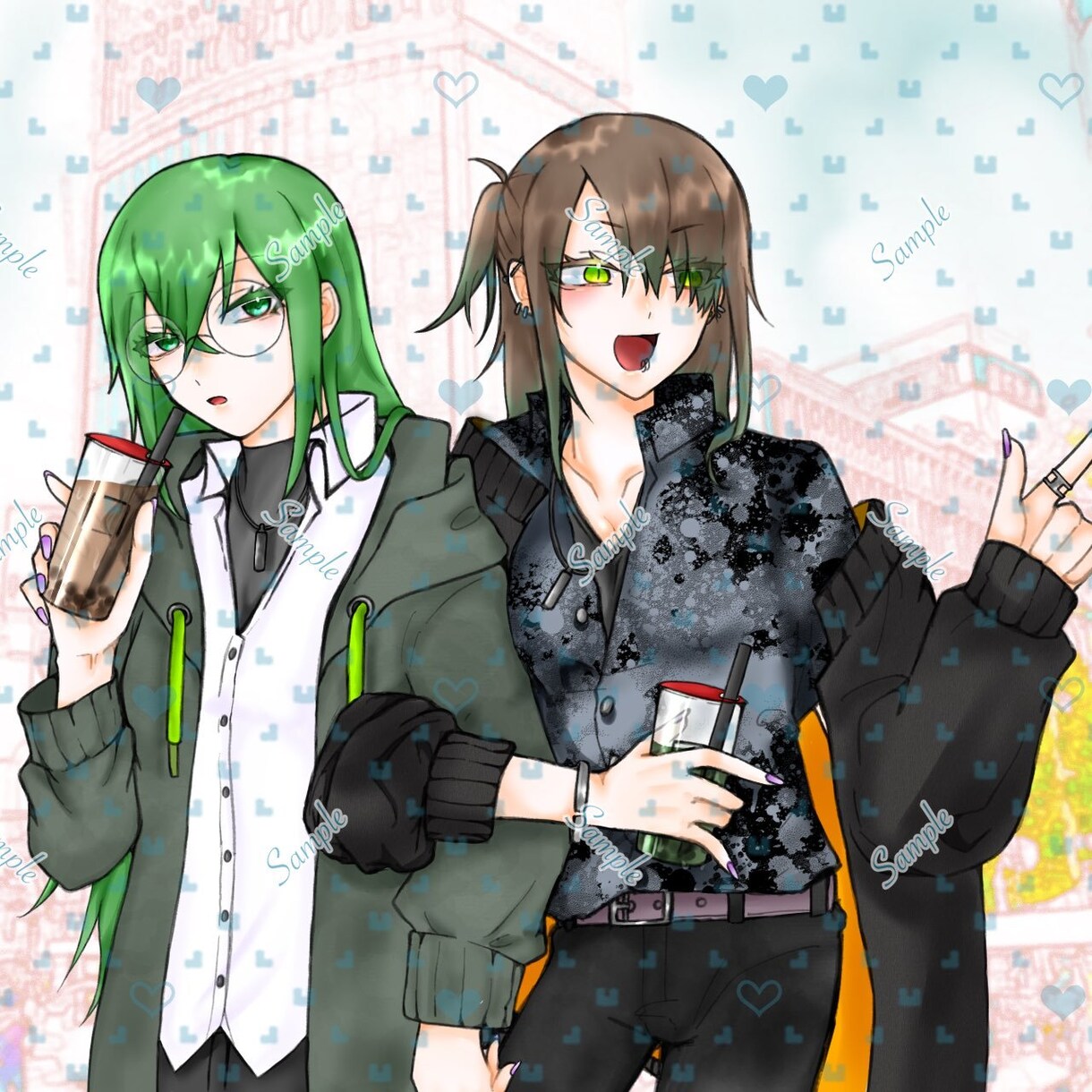 お望みのイラスト描きます アイコン、立ち絵、ミニキャラなどご希望に沿って制作します！！ イメージ6
