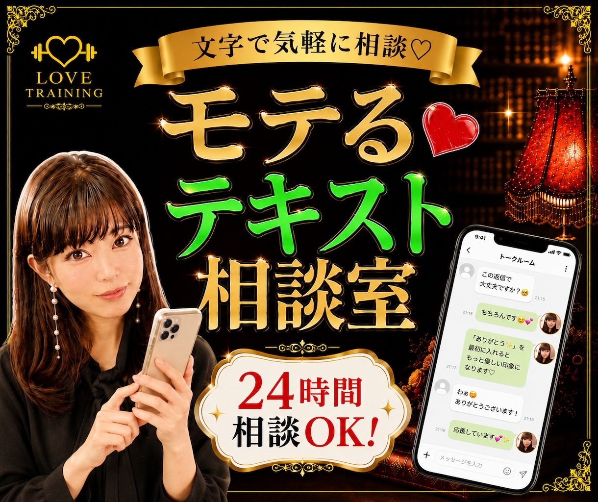 恋愛チャット相談❤元銀座ホステスが❤寄り添います 気になる相手の心理分析！✨LINE添削・返信作成もOKです！ イメージ1