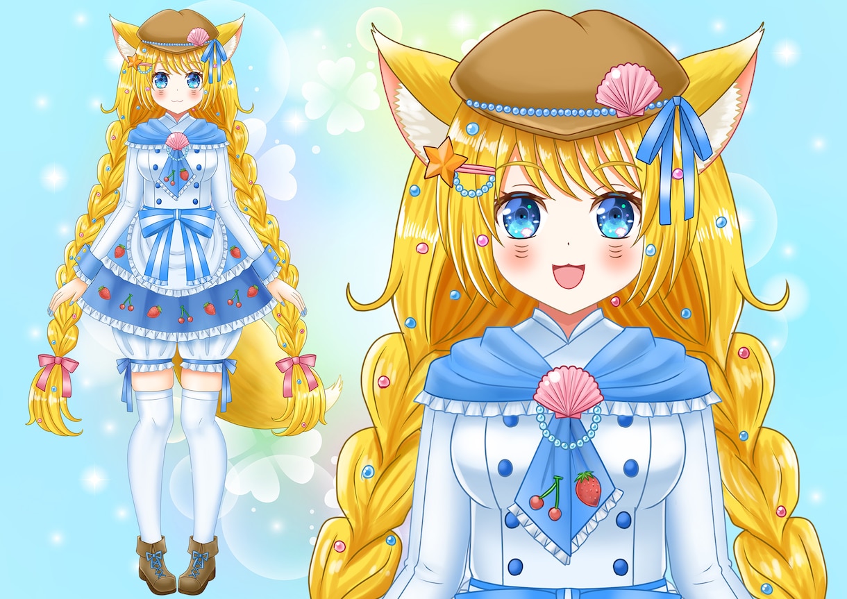 全部込みVTuberのLive2Dモデリングします キャラデザ～Live2Dモデリングまでの一括プラン！ イメージ5