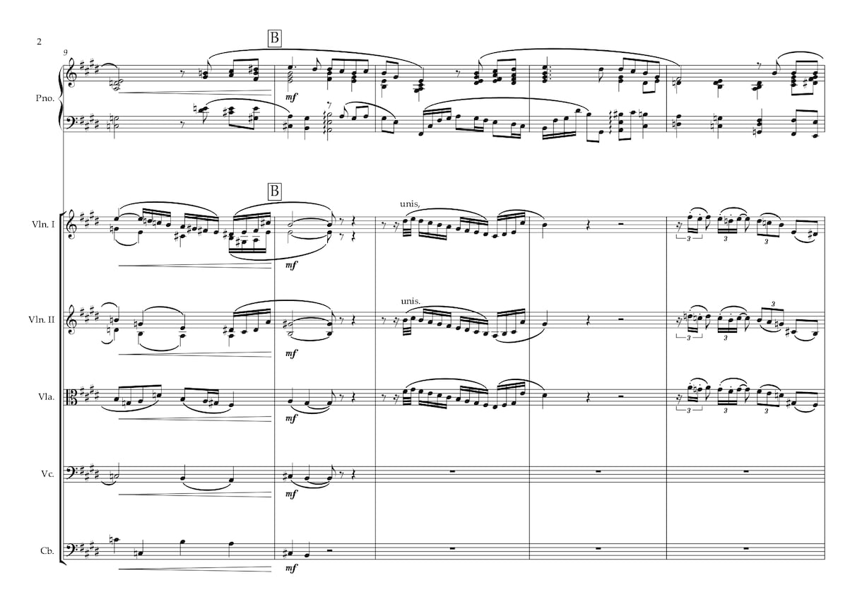 ソロ、アンサンブル譜等編曲・楽譜作成します ピアノ曲から大編成のオーケストラまで イメージ2