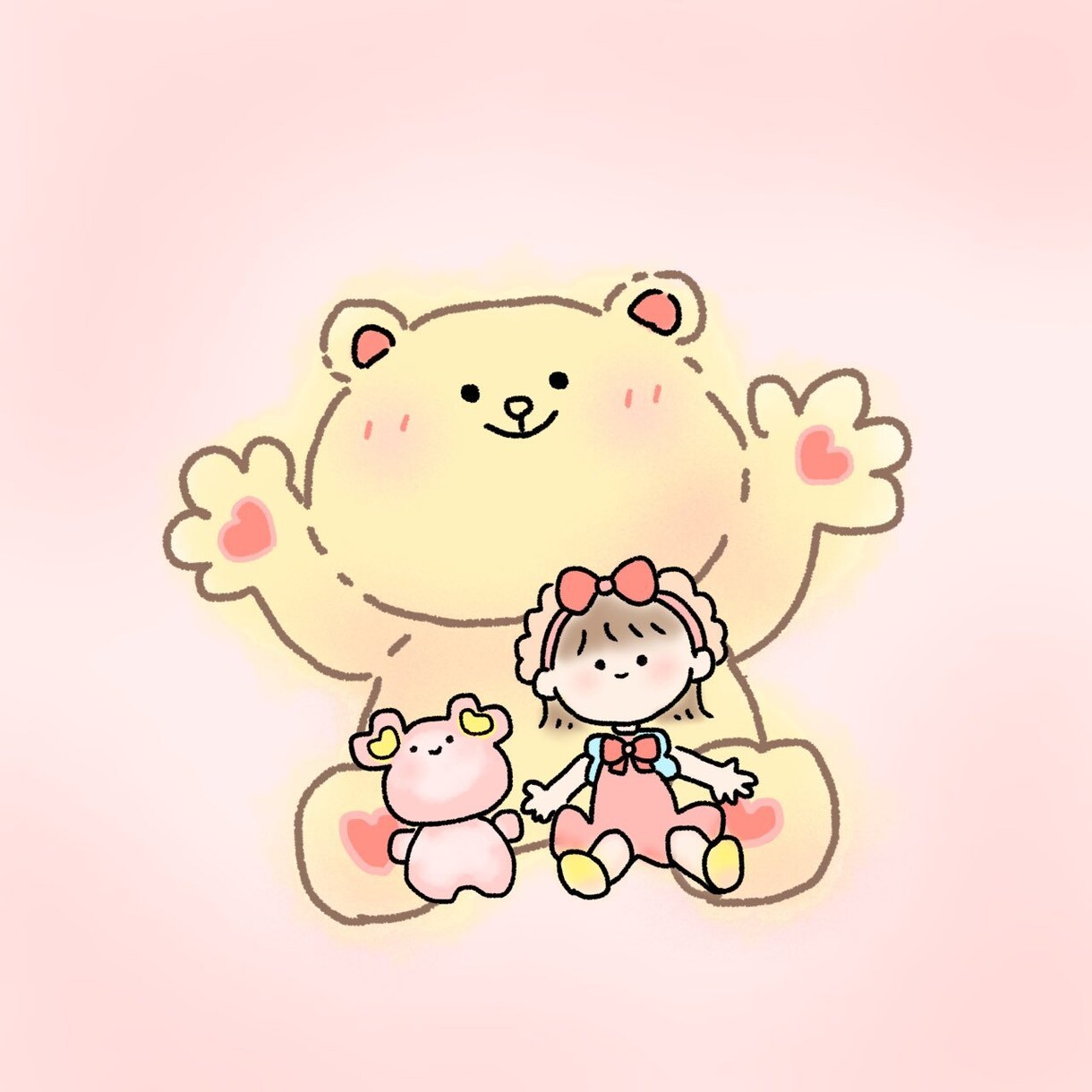 ゆるふわでかわいい絵を描きます SNS活動などニーズに合わせて制作していきます！似顔絵なども イメージ3