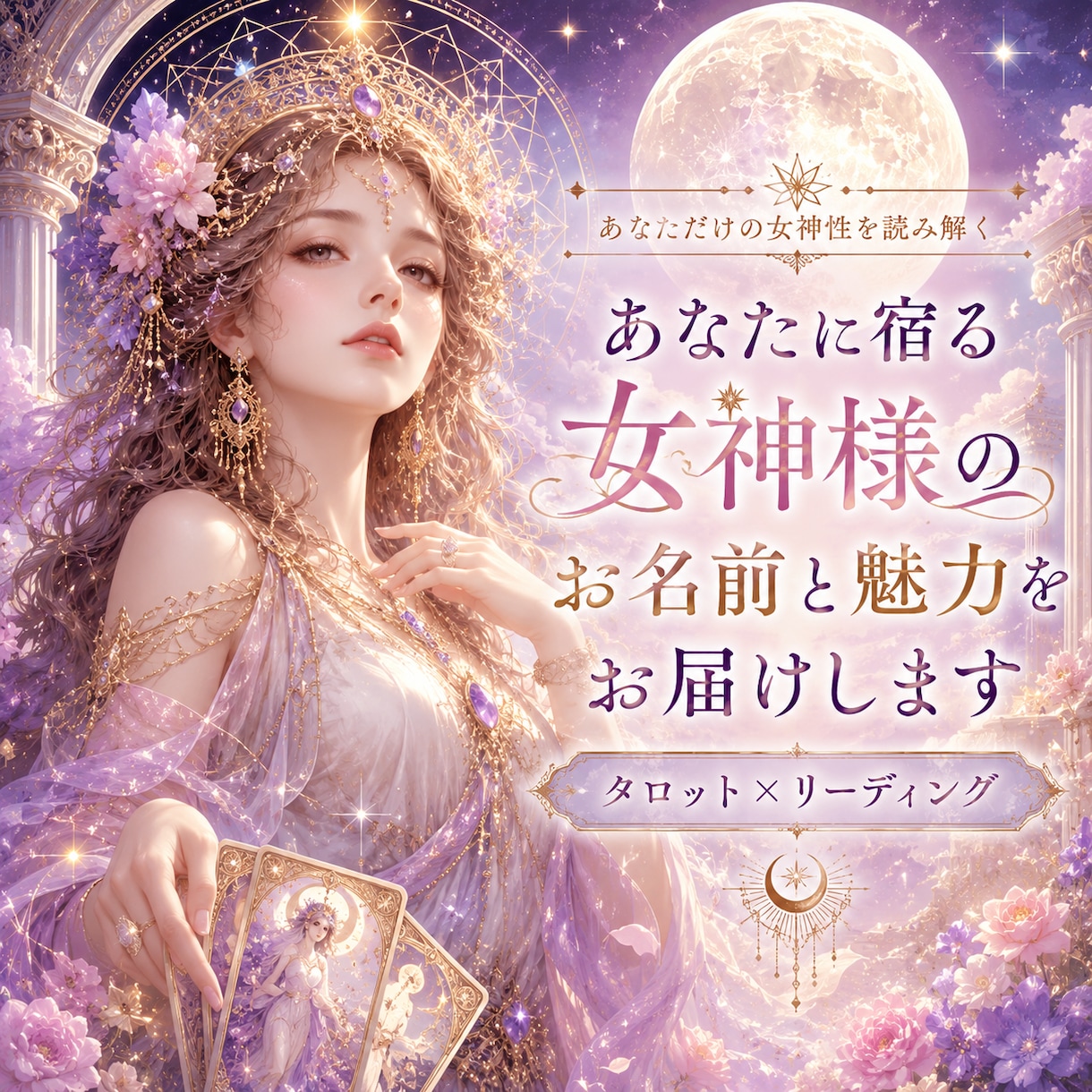 あなたに宿る女神様のお名前と魅力をお届けします 自分らしく輝く・自信・あなた様の隠れた才能/使命/ミッション イメージ2