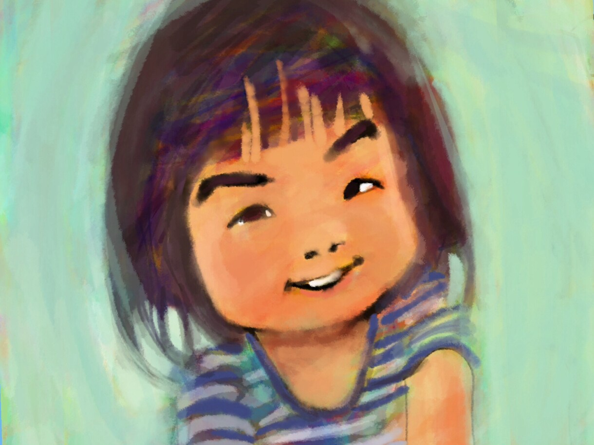 やわらかい雰囲気の似顔絵を描きます！ イメージ3