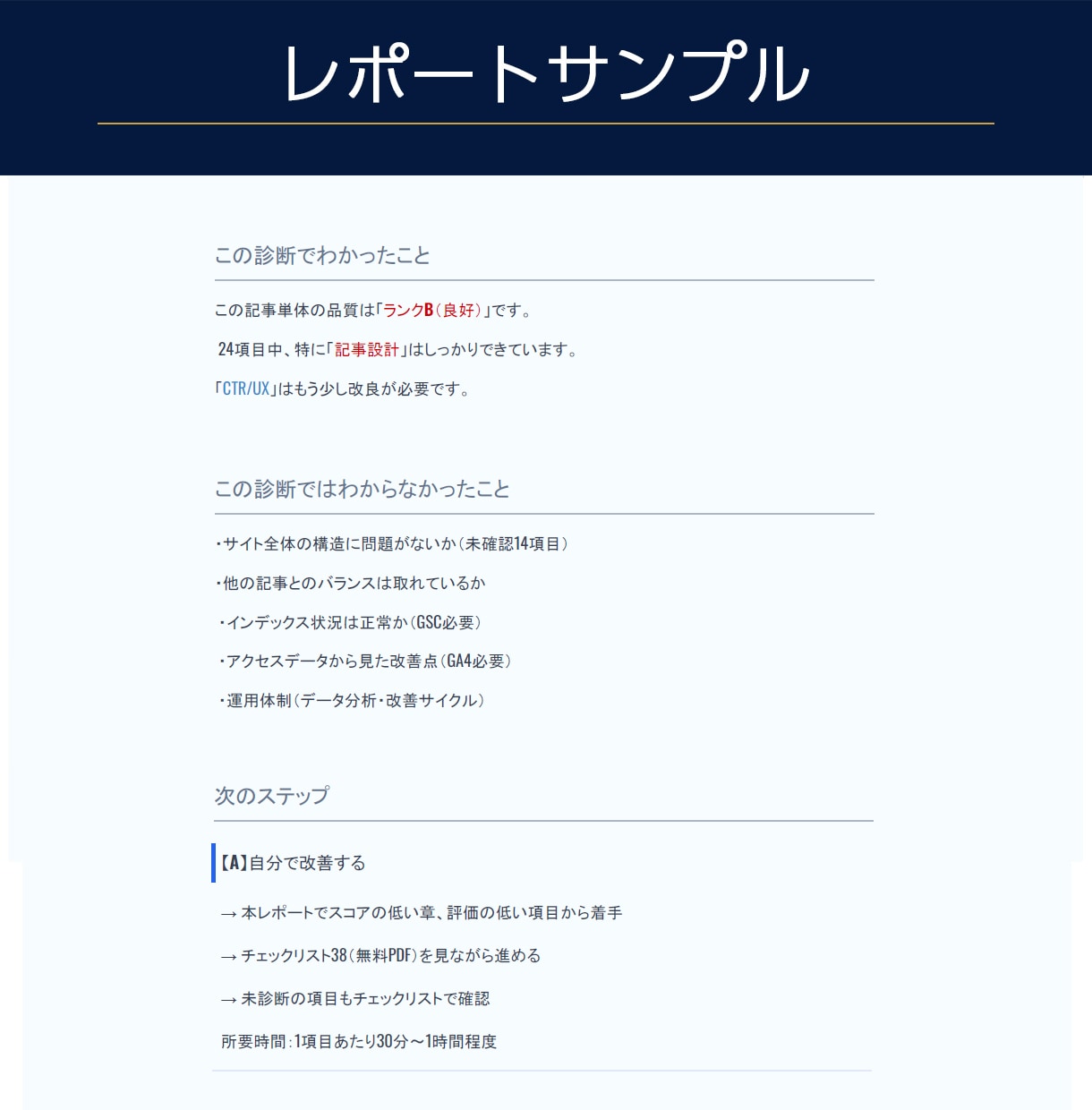 ChatGPT等に自社サイトが出るか診断します 【10/31まで5,000円】3つのAIで実測+改善案 イメージ3