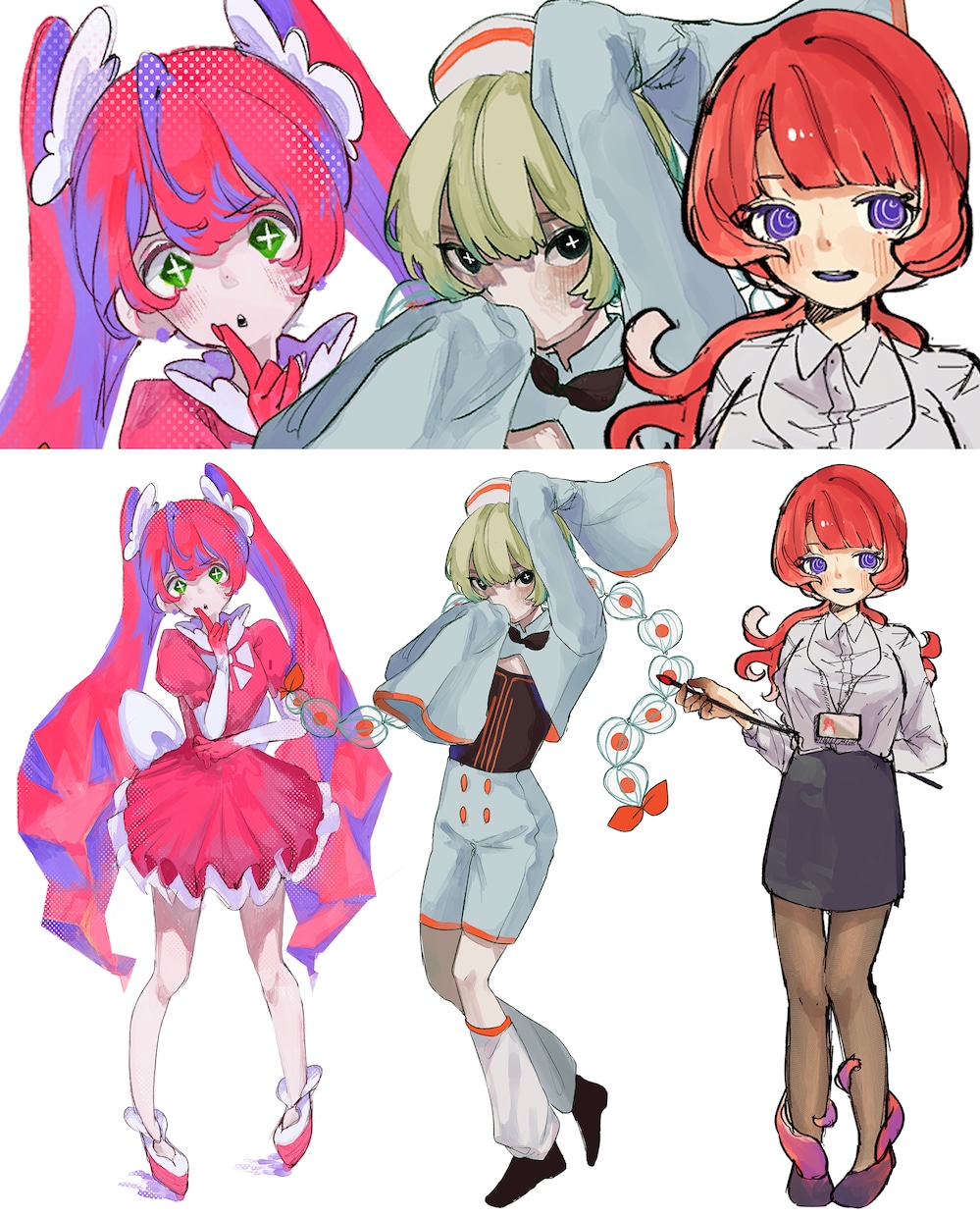 魅力的なキャラクター立ち絵を描きます TRPGやゲームに最適！デザインからのご依頼も引き受けます！ イメージ1