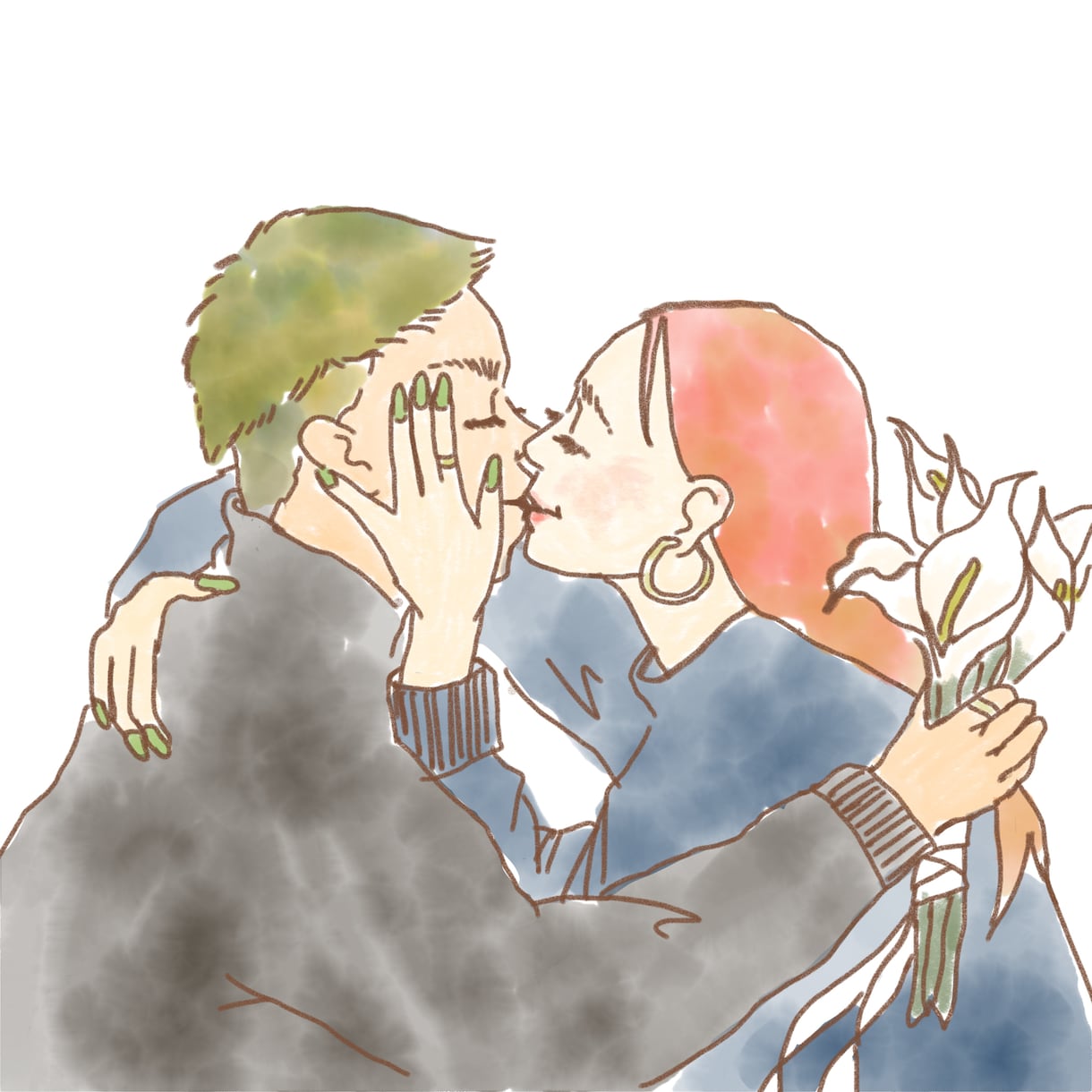 お写真を元にイラストを作成します あなた「らしい」を大切にした、表情のあるイラスト イメージ2