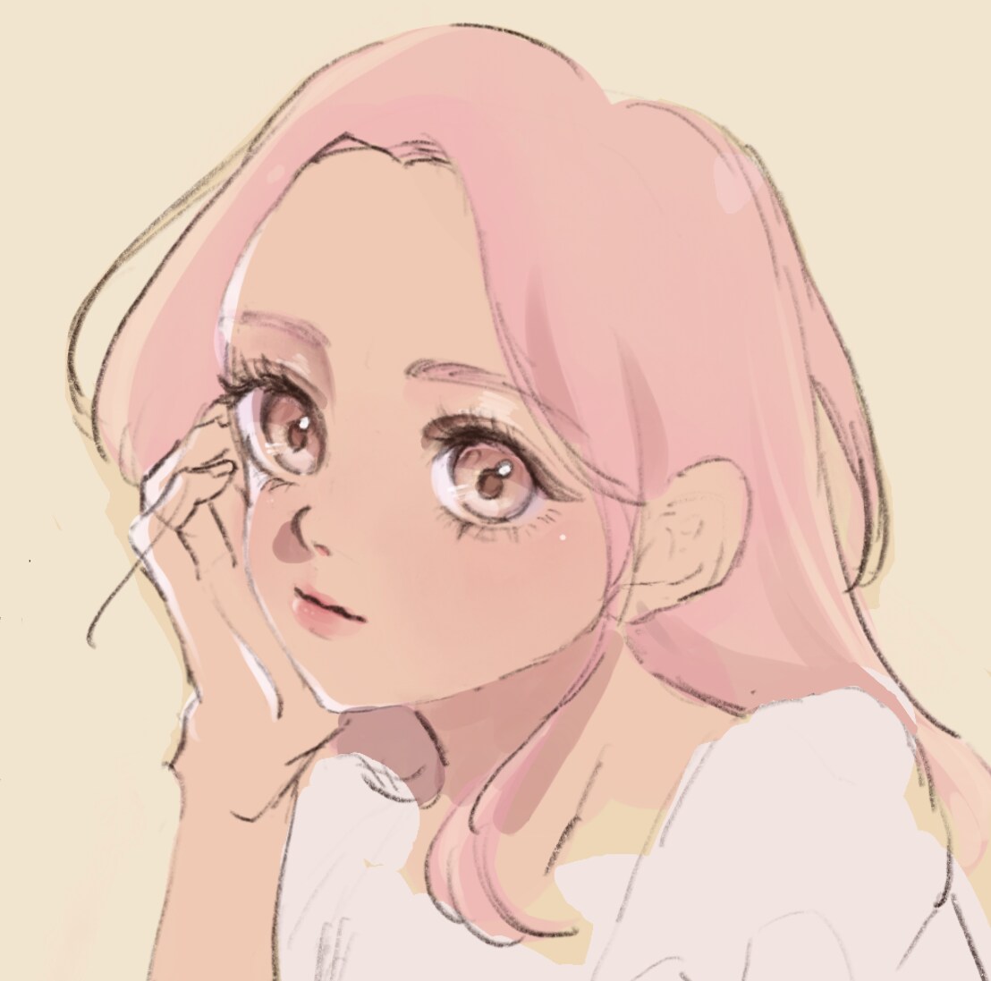 人物アイコンイラスト描きます SNSでの使用にぴったりなきれいでかわいいアイコンを描きます イメージ1